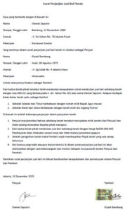 10 Contoh Surat Jual Beli Tanah Yang Simple